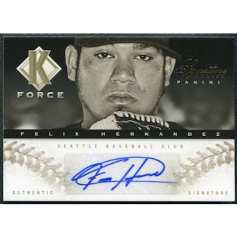 2012 Panini Signature Series K-Force Signatures #21 Felix Hernandez Autograph 3/25