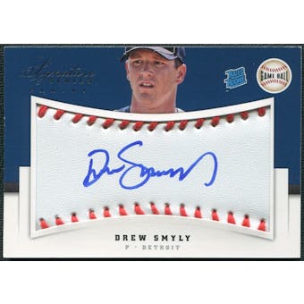 2012 Panini Signature Series Rookies Game Ball Signatures #115 Drew Smyly RC Autograph 70/299