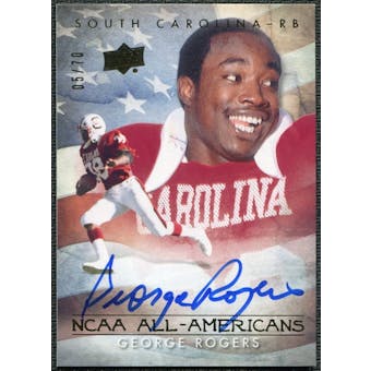 2011 Upper Deck College Legends All-Americans Autographs #AAGR George Rogers 5/70