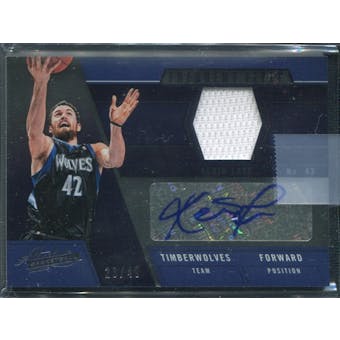 2012/13 Panini Absolute Frequent Flyer Materials Autographs #4 Kevin Love 23/49