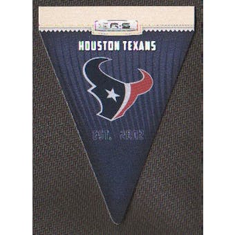 2012 Panini Rookies and Stars NFL Team Pennant #13 Houston Texans