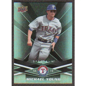 2009 Upper Deck Spectrum Black #96 Michael Young /50