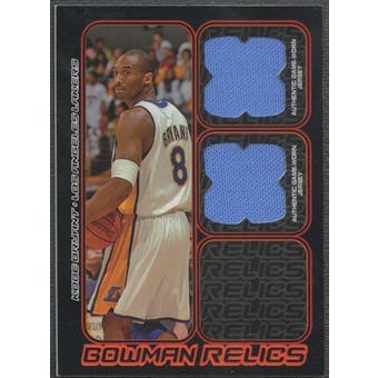 2006/07 Bowman #KB Kobe Bryant Relics Dual Jersey #068/249