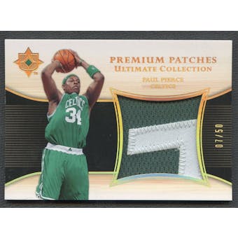 2005/06 Ultimate Collection #PPPP Paul Pierce Premium Patch #07/50