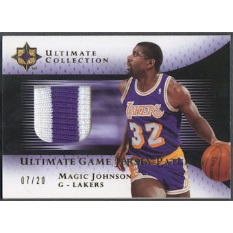 2005/06 Ultimate Collection #UJPMA Magic Johnson Gold Patch #07/20