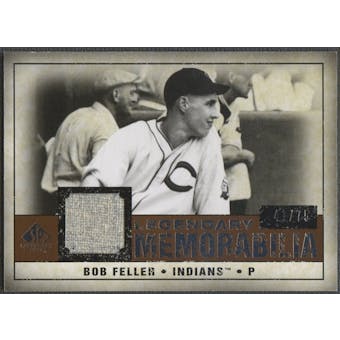 2008 Upper Deck SP Legendary Cuts #BF Bob Feller Legendary Memorabilia Jersey #41/75
