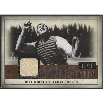 2008 Upper Deck SP Legendary Cuts #BD Bill Dickey Legendary Memorabilia Jersey #02/50