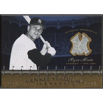 2008 Upper Deck Yankee Stadium Legacy Collection #RM Roger Maris Memorabilia Jersey