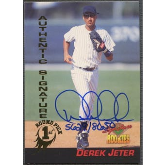 1994 Signature Rookies #35 Derek Jeter Rookie Signatures Auto #5629/8650