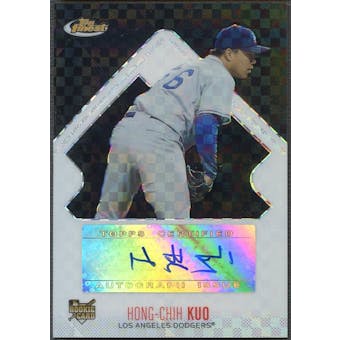 2006 Finest #144 Hong-Chih Kuo Rookie X-Fractors Black Auto #02/25