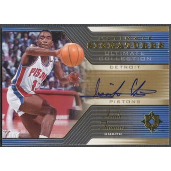 2004/05 Ultimate Collection #IT Isiah Thomas Signatures Auto