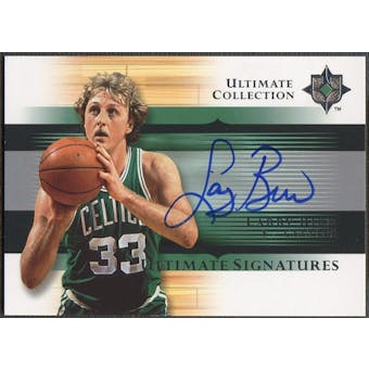 2005/06 Ultimate Collection #USLB Larry Bird Signatures Auto SP