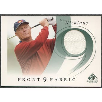 2002 SP Game Used #JN Jack Nicklaus Front 9 Fabric Jersey