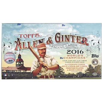 2016 Topps Allen & Ginter Baseball Hobby Box