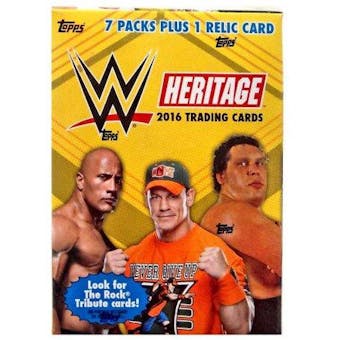 2016 Topps Heritage Wrestling 7-Pack Blaster Box