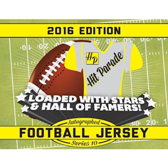 2016 Hit Parade Autographed Football Jersey Hobby Box - Series 10 - Peyton Manning & Bo Jackson !!!
