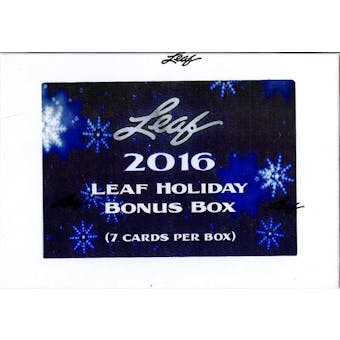 2016 Leaf Holiday Bonus Box