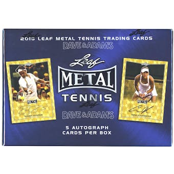 2016 Leaf Metal Tennis Hobby Box