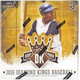 2016 Panini Diamond Kings Baseball Hobby Box