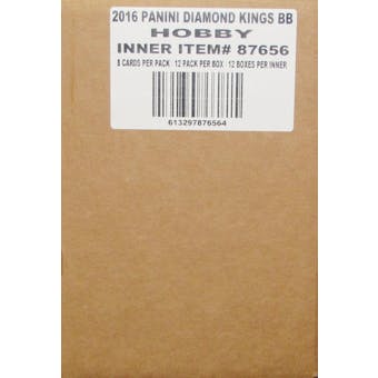 2016 Panini Diamond Kings Baseball Hobby 12-Box Case