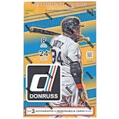 2016 Panini Donruss Baseball Hobby Box