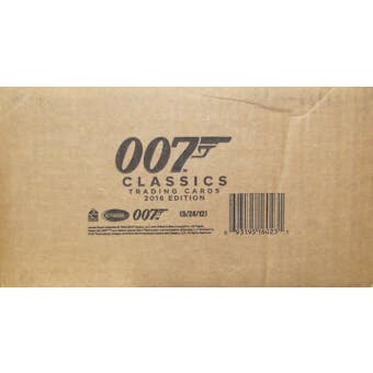 James Bond 007 Classics Trading Cards 12-Box Case (Rittenhouse 2016)