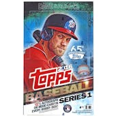 2016 Topps Series 1 Baseball Hobby Box (Reed Buy)