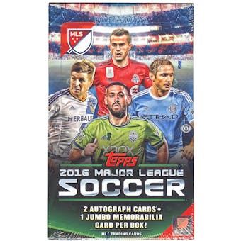 2016 Topps MLS Major League Soccer Hobby Box