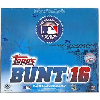 2016 Topps BUNT Baseball Hobby Box