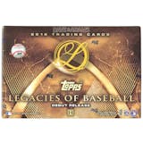 2016 Topps Legacies of Baseball Hobby Box