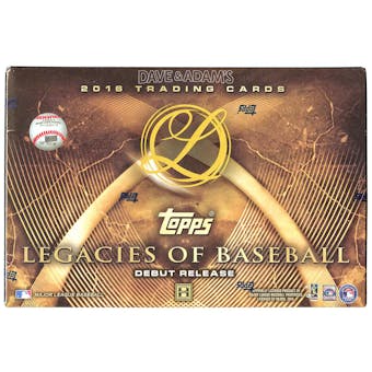 2016 Topps Legacies of Baseball Hobby Box