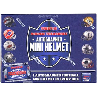 2016 TriStar Hidden Treasures Autographed Mini-Helmet Football Hobby 10-Box Case
