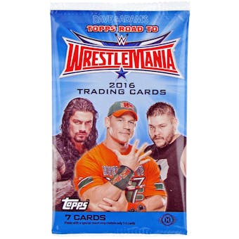 2016 Topps WWE Road to Wrestlemania Wrestling Hobby Pack