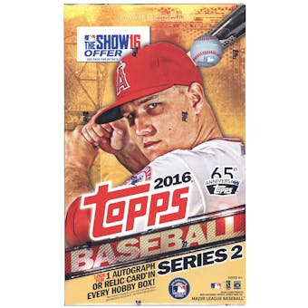 2016 Topps Series 2 Baseball Hobby Box