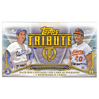 2016 Topps Tribute Baseball Hobby Box