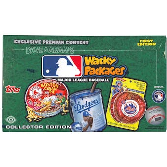 2016 Topps Wacky Packages Baseball Collector's Edition Box