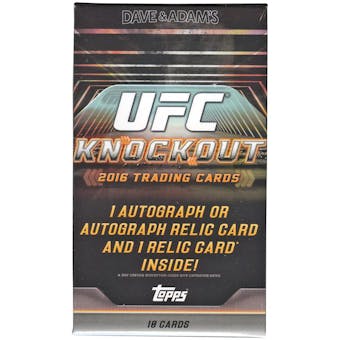 2016 Topps UFC Knockout Hobby Pack