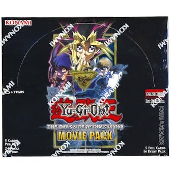 Yu-Gi-Oh The Dark Side of Dimensions: Movie Pack 1st Edition Booster Box