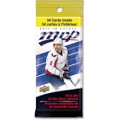 2017/18 Upper Deck MVP Hockey Fat Pack Box (18 Packs - Opened Box)