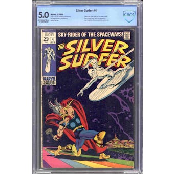 Silver Surfer #4 CBCS 5.0 (OW-W) *17-1C2A7BA-007*