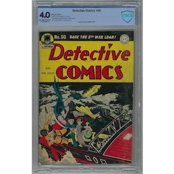 Detective Comics #90 CBCS 4.0 (OW-W) *17-265FD86-020*