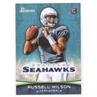 2012 Topps Bowman #116A Russell Wilson RC/set to pass