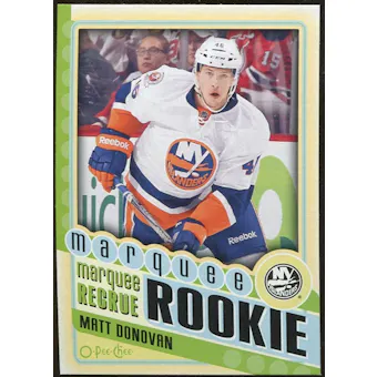 2012/13 Upper Deck O-Pee-Chee #584 Matt Donovan RC