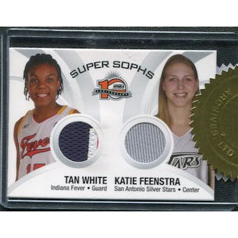 2006 Rittenhouse WNBA Toppers #NNO Tan White Katie Feenstra Jersey Patch
