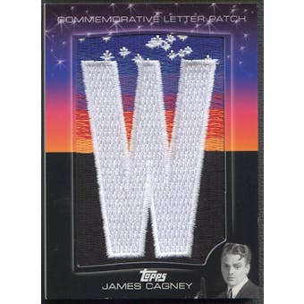 2011 American Pie #HSLP17 James Cagney Hollywood Sign Letter "W" Patch #12/25