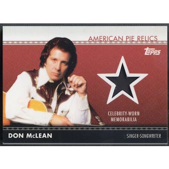 2011 American Pie #APR29 Don McLean Relics Shirt