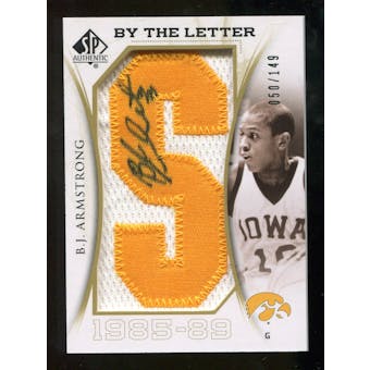 2010/11 Upper Deck SP Authentic By The Letter Legend Last Name #LBJ B.J. Armstrong/Serial 149, Print Run 1341
