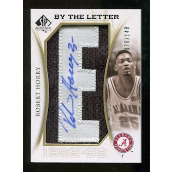 2010/11 Upper Deck SP Authentic By The Letter Legend Last Name #LRY Robert Horry Autograph /149