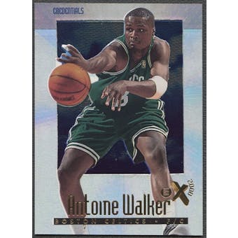 1996/97 E-X2000 #4 Antoine Walker Credentials #277/499