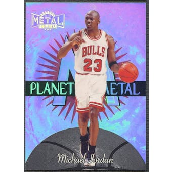 1997/98 Metal Universe #1 Michael Jordan Planet Metal